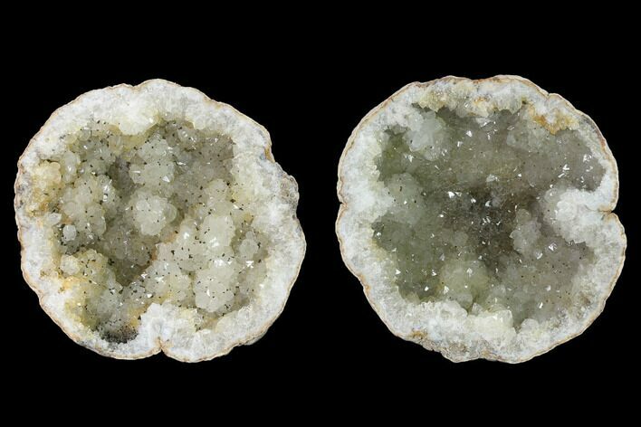 Keokuk Quartz Geode with Pyrite Crystals - Iowa #144742
